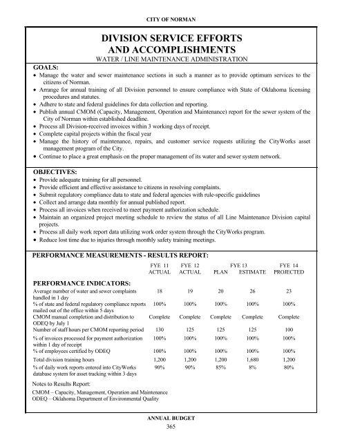 FYE 14 Budget prelim - City of Norman