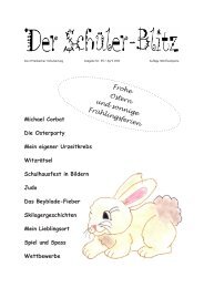 Ausgabe 35 / April 2011 - Primarschule Ottenbach