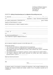 Modulo richiesta autorizzazione per attivitÃ  esterne docenti