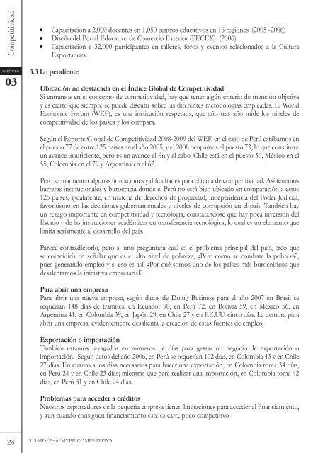 El significado de la competitividad y oportunidades ... - CRECEmype