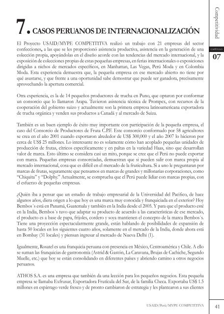 El significado de la competitividad y oportunidades ... - CRECEmype