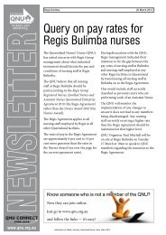 Query on pay rates for Regis Bulimba nurses - Queensland Nurses ...