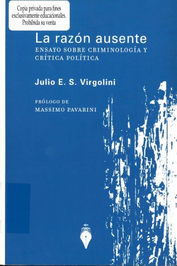 La Razon Ausente Ensayo Sobre Criminologia Y Critica Po.pdf