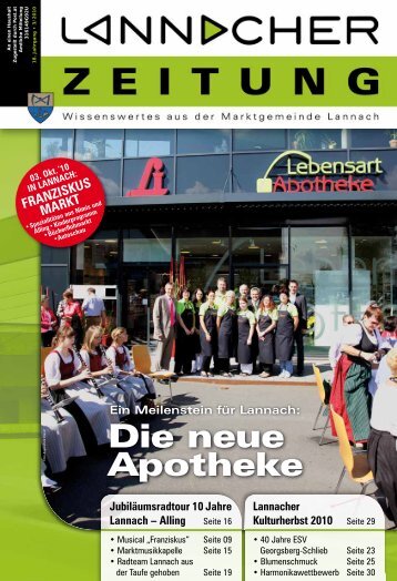 Die neue Apotheke - Marktgemeinde Lannach