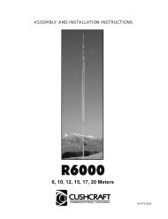 R6000 6, 10, 12, 15, 17, 20 Meters