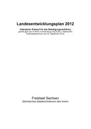 Landesentwicklungsplan 2012 - Landesentwicklung - Freistaat ...