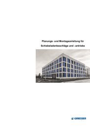 Montageanleitung - Griesser AST GmbH