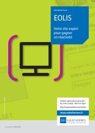 TÃ©lÃ©chargez notre brochure commerciale EOLIS - Euler Hermes