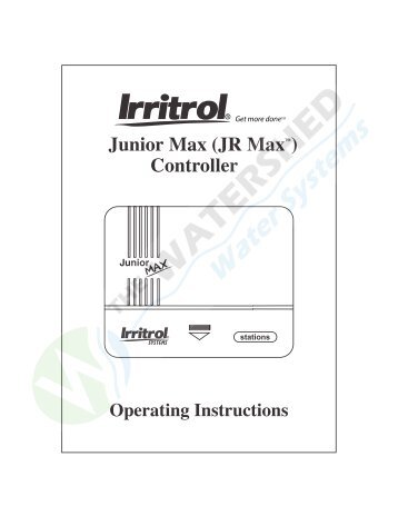Junior Max (JR Max™) Controller - Irritrol