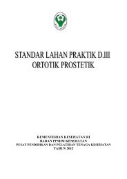 Ortetik Prostetik - Badan Pengembangan dan Pemberdayaan SDM ...