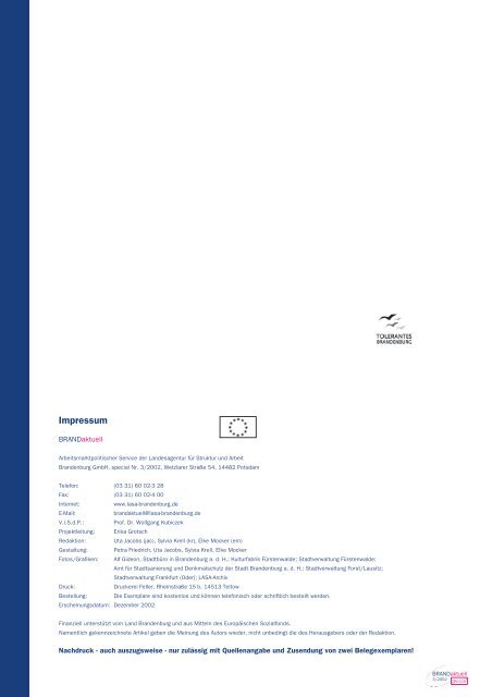 Nr. 3/2002 (PDF) - LASA Brandenburg GmbH