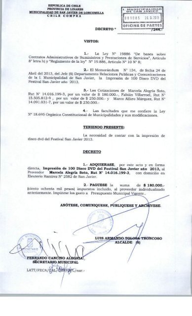 decretos 993 - 1008Â´13.pdf - I. Municipalidad de San Javier
