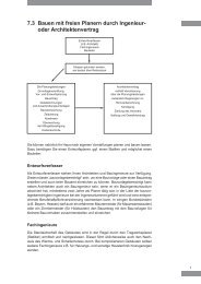 7.3 Bauen mit freien Planern durch Ingenieur- oder Architektenvertrag