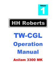 Top Well Manual for all MCO machines - HH Roberts Machinery