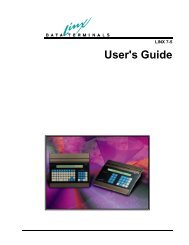 User's Guide - LINX Data Terminals