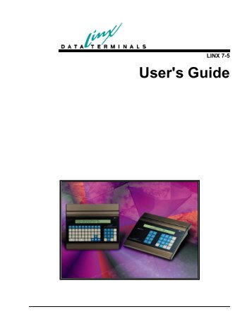 User's Guide - LINX Data Terminals