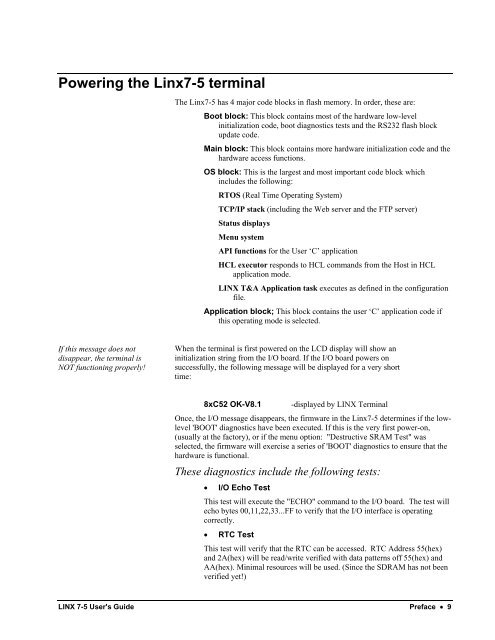 User's Guide - LINX Data Terminals
