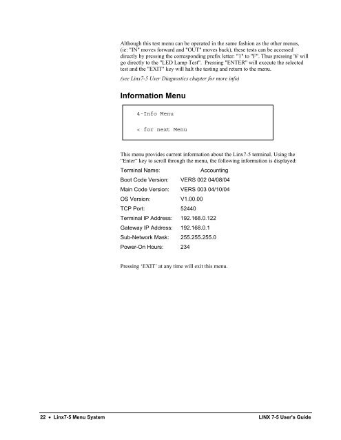 User's Guide - LINX Data Terminals