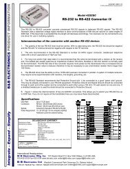 422CEC - Datasheet - RS-232 to RS-422 Converter
