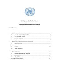 Briefing notes for the UN Resident Coordinators - RC Online - UNDG