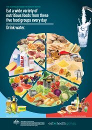 Draft Australian Guide to Healthy Eating - Eat For Health