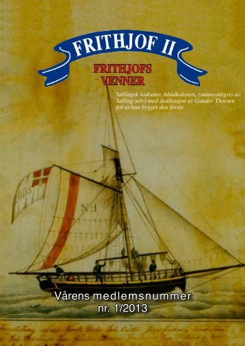 Blad nr. 1 - Losskøyta Frithjof II