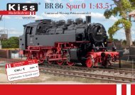BR 86 Spur 0 1:43,5 - Kiss Modellbahnen