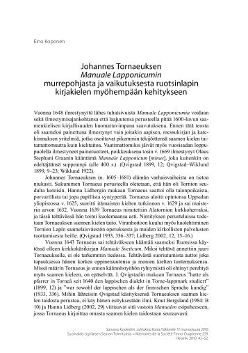 Eino Koponen - Suomalais-Ugrilainen Seura
