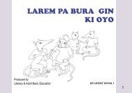 Readers Book 1 - LITERACY AND ADULT BASIC EDUCATION