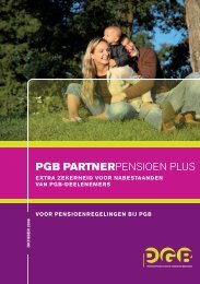 pgb partnerpensioen - PensioenfondsPGB