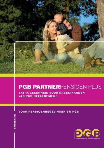 pgb partnerpensioen - PensioenfondsPGB