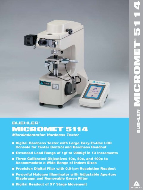 Microindentation Hardness Tester - Buehler