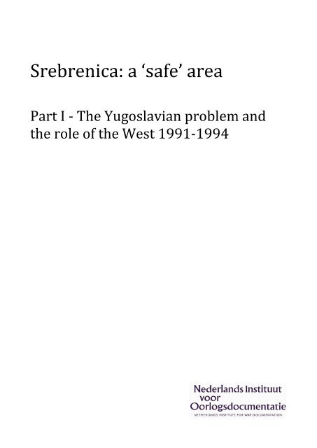 NOD Part I - Srebrenica historical project