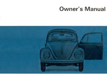 December 1967 Beetle Owner's Manual - PDF - TheSamba.com