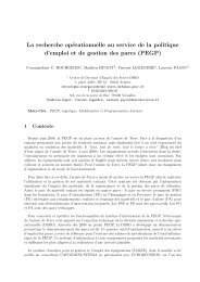Système d'Aide à la Gestion et à l'Emploi des ... - Eurodecision