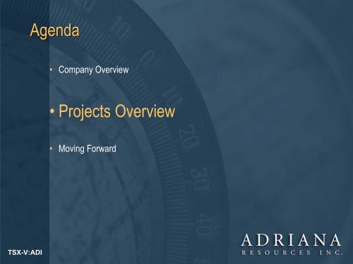 Presentation - Adriana Resources Inc.