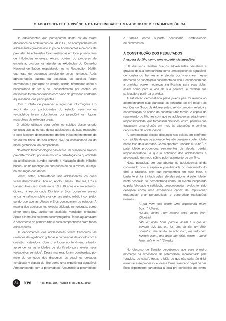 versão completa em PDF - Escola de Enfermagem - UFMG