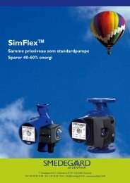 Simflex pumpeserie - Smedegaard