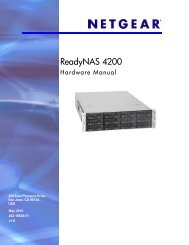 ReadyNAS 4200 Hardware Manual