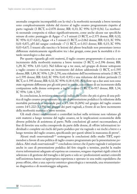 Taglio cesareo: una scelta appropriata e consapevole - SNLG-ISS