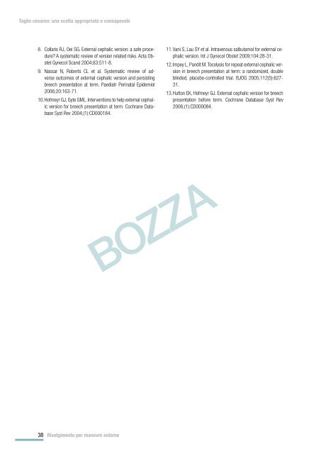 Taglio cesareo: una scelta appropriata e consapevole - SNLG-ISS