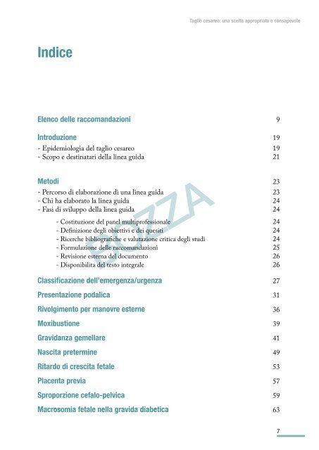 Taglio cesareo: una scelta appropriata e consapevole - SNLG-ISS