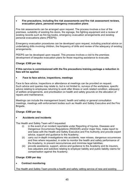 Services offered 2012/13 - Sunderland Learning Hub