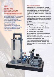 fm21 series and parallel pumps demonstration unit - Consult-Exim