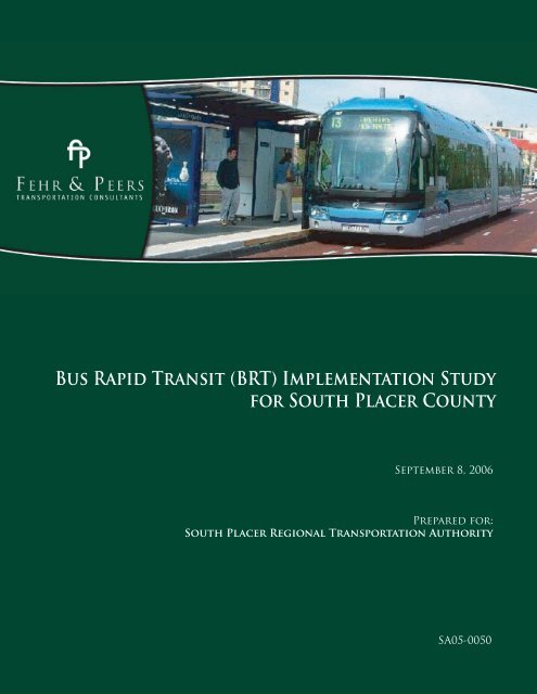 Bus Rapid Transit (BRT) Implementation Study for South ... - pctpa