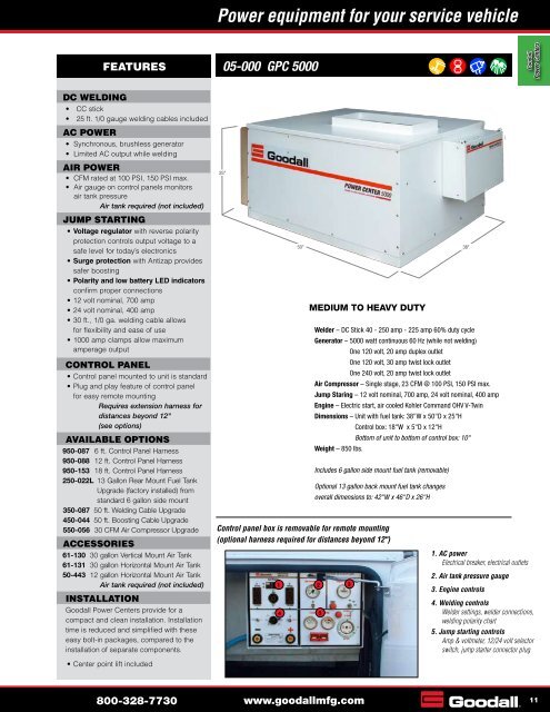 Power equipment for your service vehicle - Zip's Truck Equipment