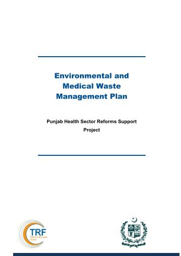 Environmental and Medical Waste Management ... - PHSRP - Punjab