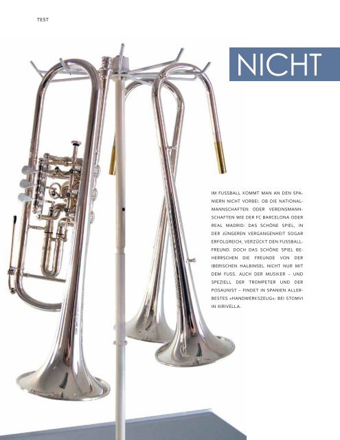 Titan Konzerttrompete Nicht von der Stange - Stomvi Deutschland