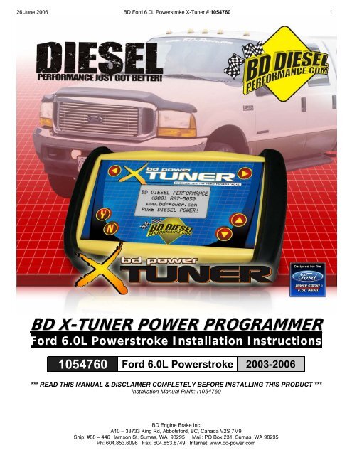 Ford 6.0L Powerstroke X-Tuner Downloader - RealTruck.com