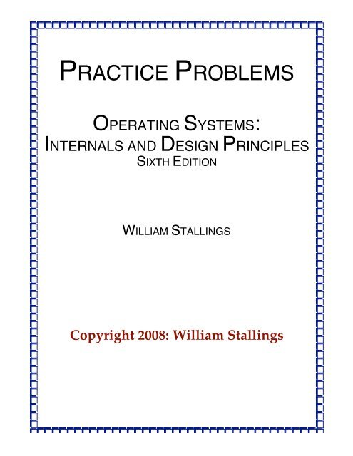 PRACTICE PROBLEMS - VoWi